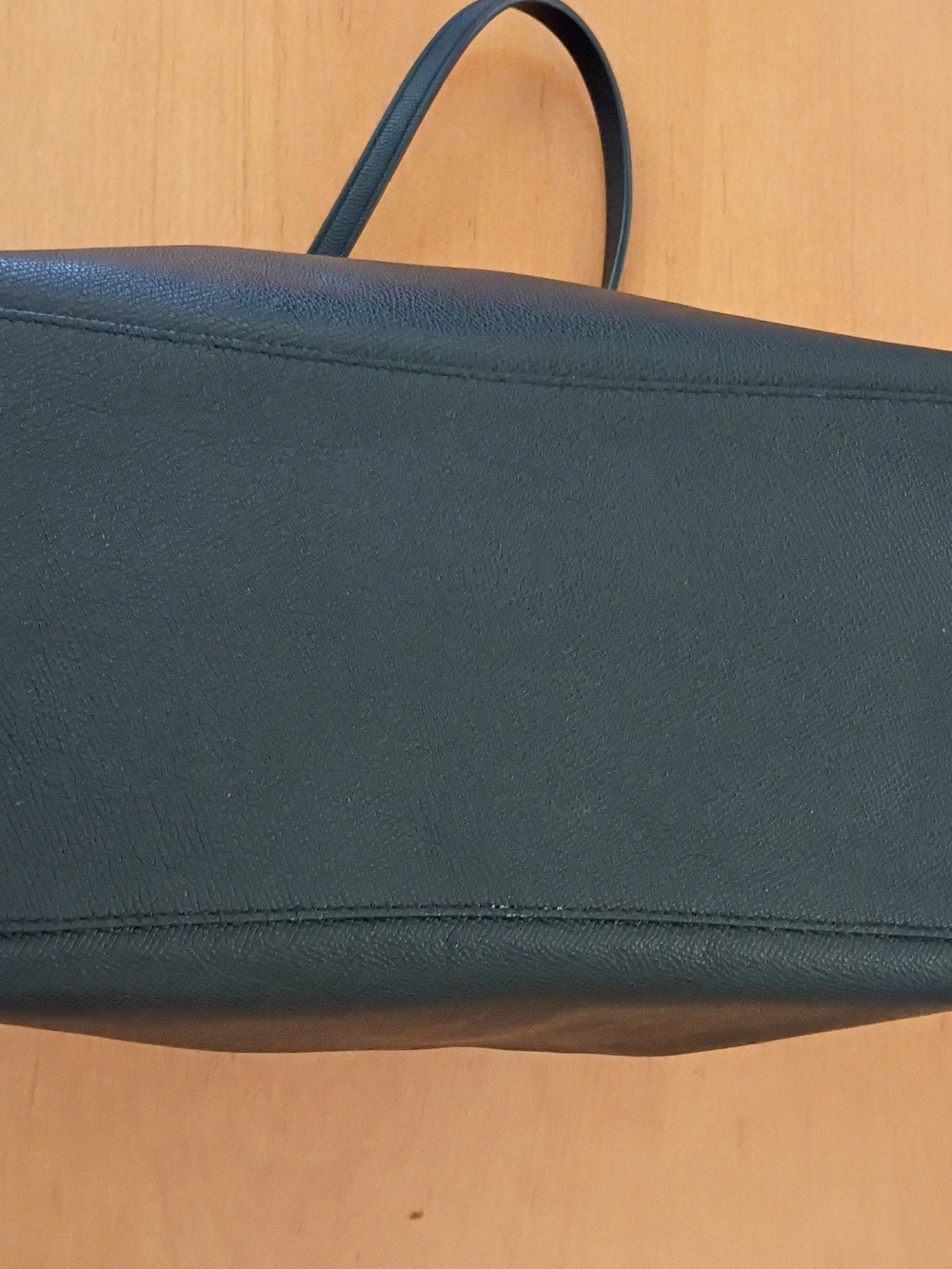 Coach Taxi Leather Zip Top Tote in black with Gold Logo - Picture 10 of 13